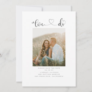 Niedlich-modern Minimalistisch machen wir Foto Sav Save The Date