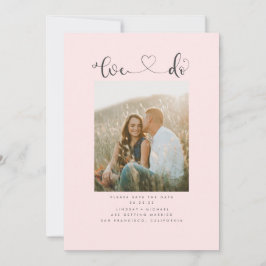 Niedlich-modern Minimalistisch machen wir Foto Sav Save The Date