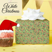 Niedlich Modern Mistletoe Hollyberry Geschenkpapier