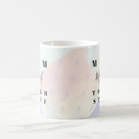 Niedlich-Modern-Mum-Anweisung Personalisiert Kaffeetasse (Mittel)