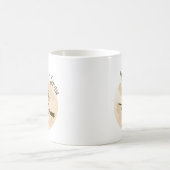 Niedlich Modern Simple Witch's Brew Typografy Tren Kaffeetasse (Mittel)