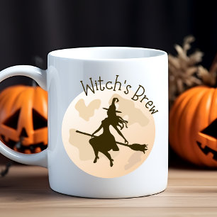 Niedlich Modern Simple Witch's Brew Typografy Tren Kaffeetasse