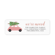 Niedlich-modern Wir haben rosa Auto Weihnachtsbaum