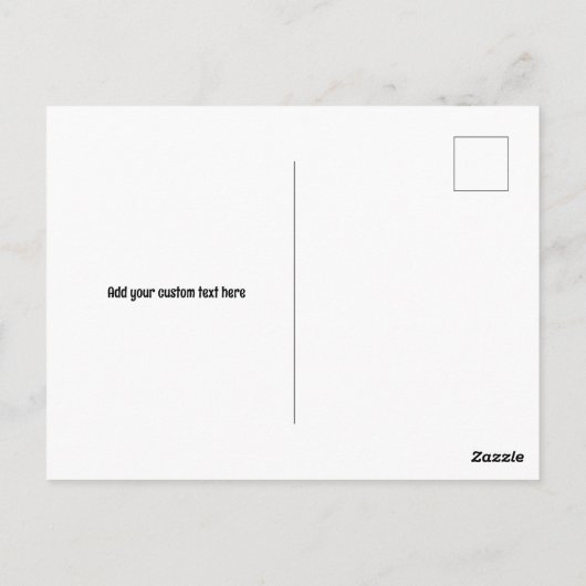 Niedlich Moderne Blume Blau und Rosa Vielen Dank Postkarte (Rückseite)