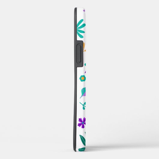 Niedlich Moderne Blume und Blätter Case-Mate iPhone Hülle (Rückseite / Rechts)