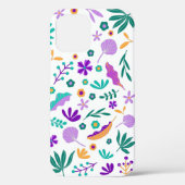 Niedlich Moderne Blume und Blätter Case-Mate iPhone Hülle (Rückseite)