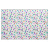 Niedlich Moderne Blume und Blätter Stoff (Yard (91,4 cm))