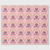 NIEDLICH MODERNE BOHO RAINBOW INSPIRATIONELLE QUOT GESCHENKPAPIER (Flach)