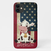 Niedlich Moderne Elegant Amerika Personalisiert Case-Mate iPhone Hülle (Rückseite)