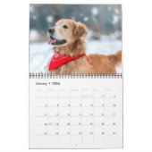 Niedlich Moderne Haustierfamilie Hund Personalisie Kalender (Jan 2026)