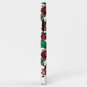 Niedlich Moderne, helle rote Blume Case-Mate iPhone Hülle (Hinten/Rechts)