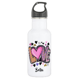 Niedlich Moderne Künstlerische LIEBE - Valentinsta Edelstahlflasche