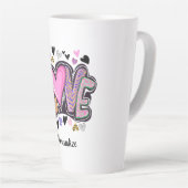 Niedlich Moderne Künstlerische LIEBE - Valentinsta Milchtasse (Rechte Ecke)