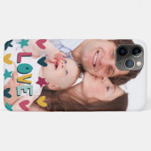 Niedlich Moderne Liebe und kundenspezifisches Foto Case-Mate iPhone Hülle (Rückseite (Horizontal))