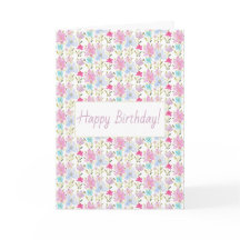 Niedlich Moderne Mit Monogramm Aquarellfarben-Wild