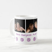 Niedlich Moderne Tante Extraordinaire Name BAE Fot Kaffeetasse (Vorderseite Links)