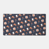 Niedlich Moderne Weihnachten Nahtloses Muster Schreibtischunterlage (Vorderseite)