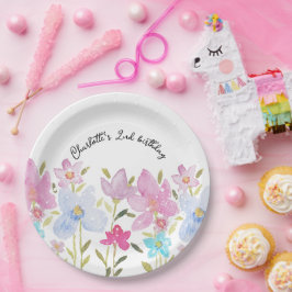 Niedlich Moderne Wildblumen im Wasserbereich Mit M Pappteller