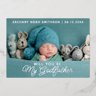 Niedlich Moderner Godvater Vorschlag Real Fox Post Folien Feiertagskarte