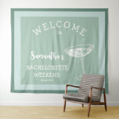 Niedlich Moderner Junggeselinnen-Abschied Wandteppich (Beispiel (Horizontal))