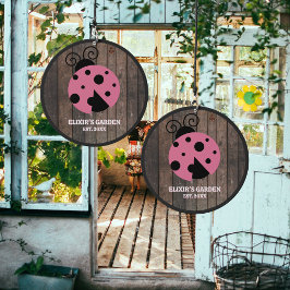 Niedlich Moderner Ladybug Art Familienpark Windspiel