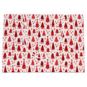 Niedlich Moderner Minimalistischer Weihnachtsbaum Große Geschenktüte (Vorderseite)