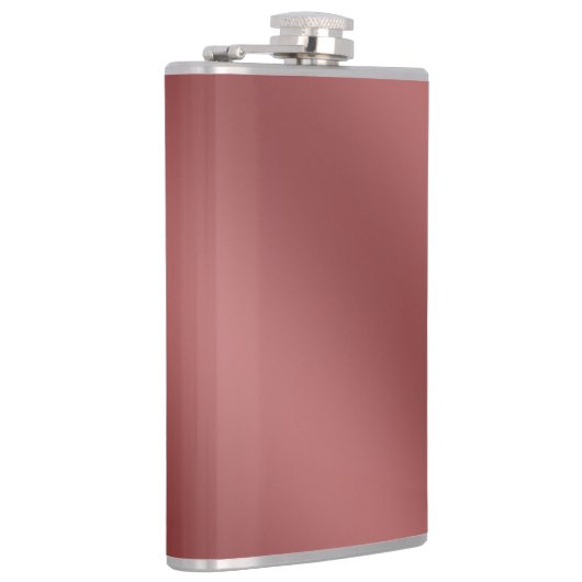 Niedlich Modernes Farbverlauf mit roter Farbe Flachmann (Rechts)