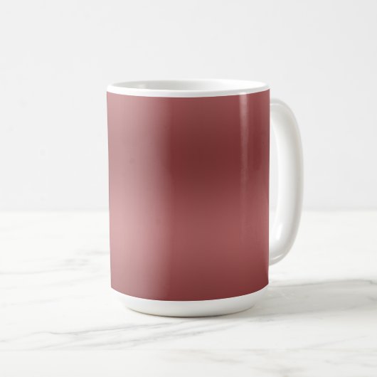 Niedlich Modernes Farbverlauf mit roter Farbe Kaffeetasse (VorderseiteRechts)