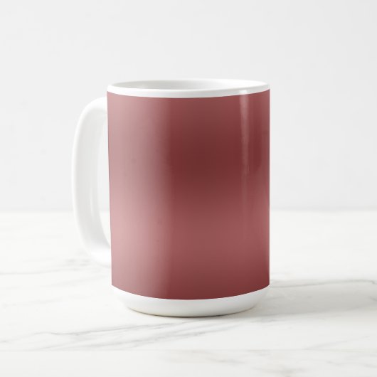 Niedlich Modernes Farbverlauf mit roter Farbe Kaffeetasse (Vorderseite Links)