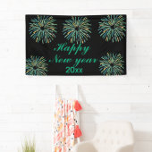 Niedlich Modernes funkelndes Schwarzes Glück Neues Banner (Insitu)