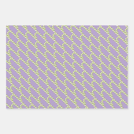 Niedlich Modernes klassisches Weihnachtsgeschenk C Geschenkpapier Set (Vorderseite 2)