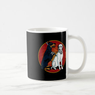 Niedlich modischer Doberman Tattooing Dalmatiner H Kaffeetasse
