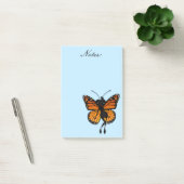 NIEDLICH MONARCH-BUTTERFLY-GRAFIK-POST-IT-NOTEPAD POST-IT KLEBEZETTEL (Büro)