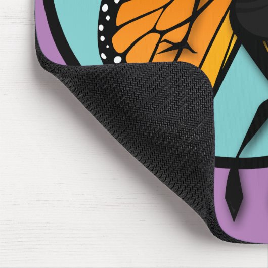 NIEDLICH MONARCH BUTTERFLY LADY VERTICAL MOUSE PAD MOUSEPAD (Ecke)