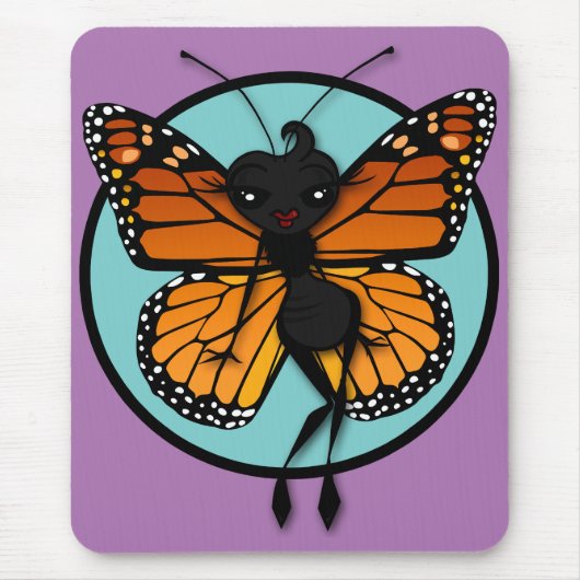 NIEDLICH MONARCH BUTTERFLY LADY VERTICAL MOUSE PAD MOUSEPAD (Vorne)