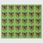 NIEDLICH MONARCH-BUTTERFLY-MATTE-WRAPPINGPAPIER GESCHENKPAPIER (Flach)
