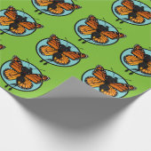 NIEDLICH MONARCH-BUTTERFLY-MATTE-WRAPPINGPAPIER GESCHENKPAPIER (Ecke)