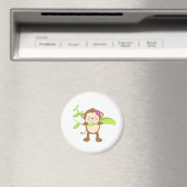 Niedlich Monkey.png Magnet (In Situ (Geschirrspüler))