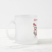 Niedlich Monogram Frohe Weihnachts Cat Tasse (Links)