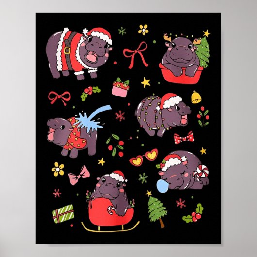 Niedlich Moo Deng Ba1 Poster (Vorne)