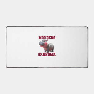 Niedlich MOO DENG GRANDMA Baby Hippo Granny Teache Schreibtischunterlage