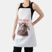 Niedlich Moo Deng T - Shirt Schürze (InSitu)