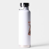Niedlich Moo Deng T - Shirt Trinkflasche (Rechts)