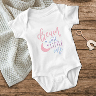 Niedlich Moon Dream Big Little One Pink Baby Girl Strampler
