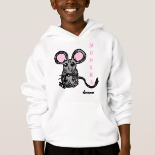 Niedlich Mooska Mouse Kids Hooded Sweatshirt