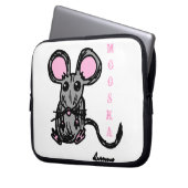 Niedlich Mooska Mouse Laptop Sleeve (Vorderseite Links)