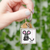 Niedlich Mooska Mouse Schlüsselanhänger (Hand)