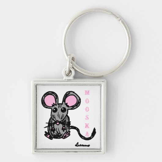 Niedlich Mooska Mouse Schlüsselanhänger (Vorne)