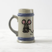Niedlich Mooska Mouse Stein Bierglas (Links)