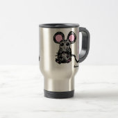 Niedlich Mooska Mouse Travel Mug Reisebecher (VorderseiteRechts)